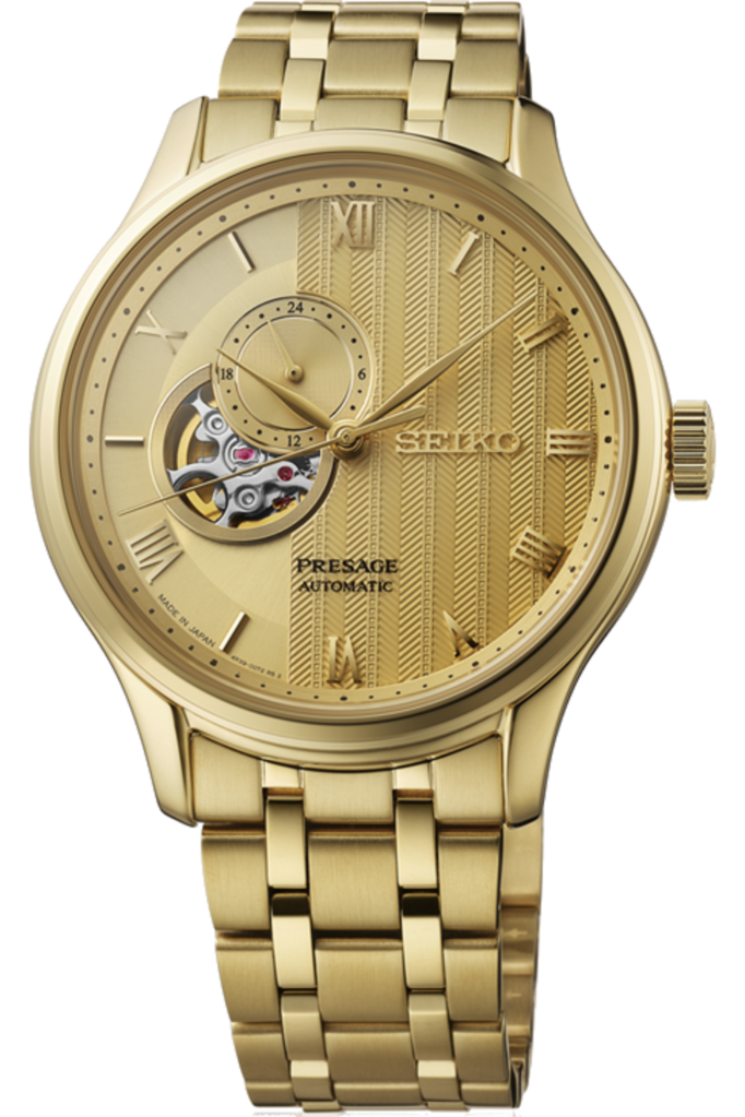 Seiko SSA468J1 Otomatik Çelik Altın Rengi Safir 42 mm Erkek Kol Saati
