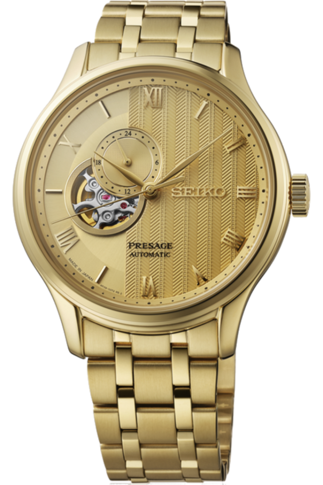 Seiko SSA468J1 Otomatik Çelik Altın Rengi Safir 42 mm Erkek Kol Saati