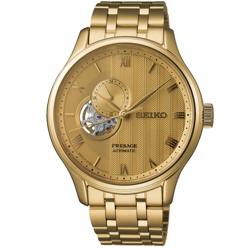 Seiko SSA468J1 Otomatik Çelik Altın Rengi Safir 42 mm Erkek Kol Saati