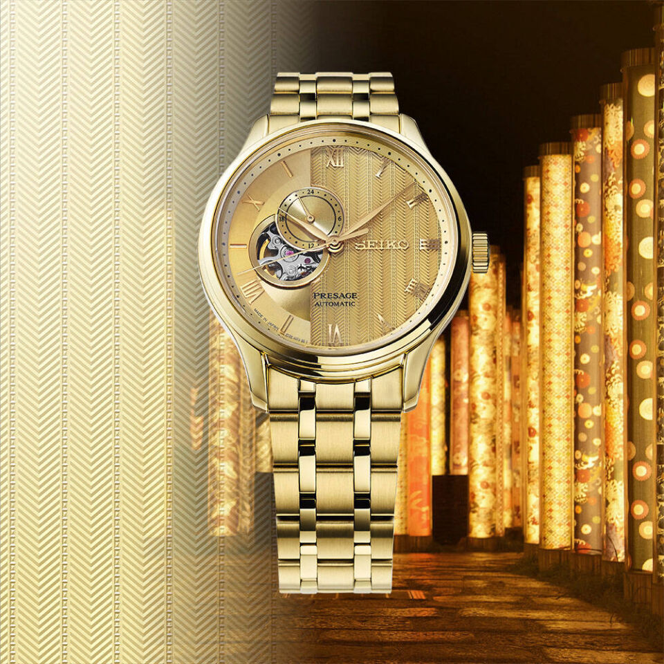 Seiko SSA468J1 Otomatik Çelik Altın Rengi Safir 42 mm Erkek Kol Saati