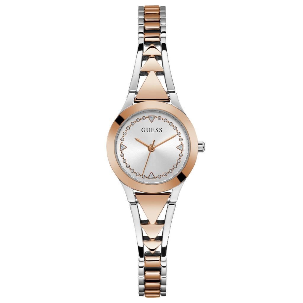 Guess GUGW0609L3 26 mm Rose Gold/Metalik Gri Çelik Kordon Kadın Kol Saati