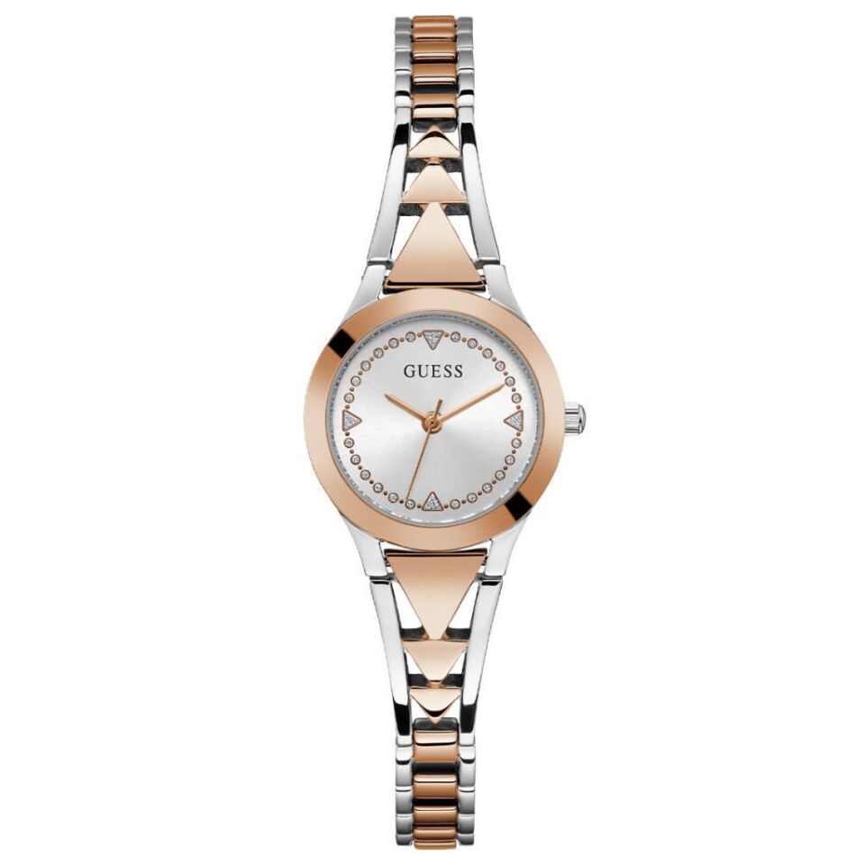 Guess GUGW0609L3 26 mm Rose Gold/Metalik Gri Çelik Kordon Kadın Kol Saati
