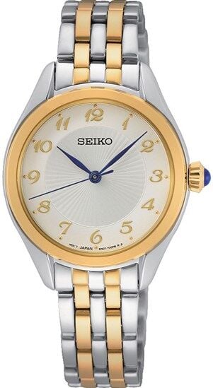 Seiko SUR380P Quartz Çelik Altın/Gri Beyaz Kadran 29 mm Kadın Kol Saati