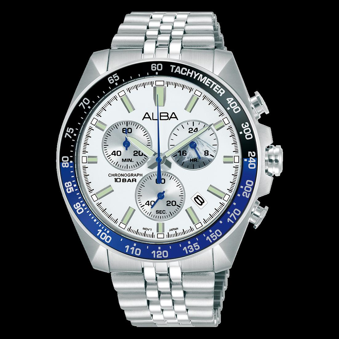 Alba AX7029X1 Quartz Çelik Gri 10 ATM 43 mm Erkek Kol Saati