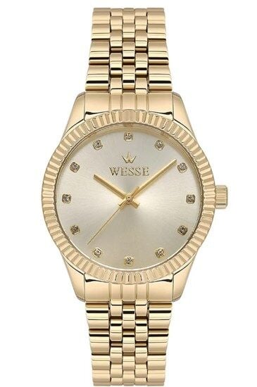 Wesse WWL1088B09 Quartz Çelik Altın Rengi 36 mm Kadın Kol Saati