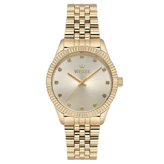 Wesse WWL1088B09 Quartz Çelik Altın Rengi 36 mm Kadın Kol Saati