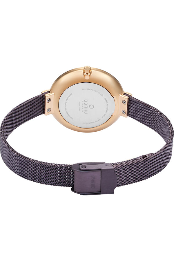 Obaku Denmark V225LXVNMN Quartz Hasır Kahverengi 32 mm Kadın Kol Saati