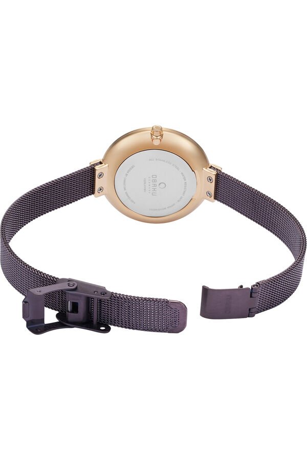 Obaku Denmark V225LXVNMN Quartz Hasır Kahverengi 32 mm Kadın Kol Saati