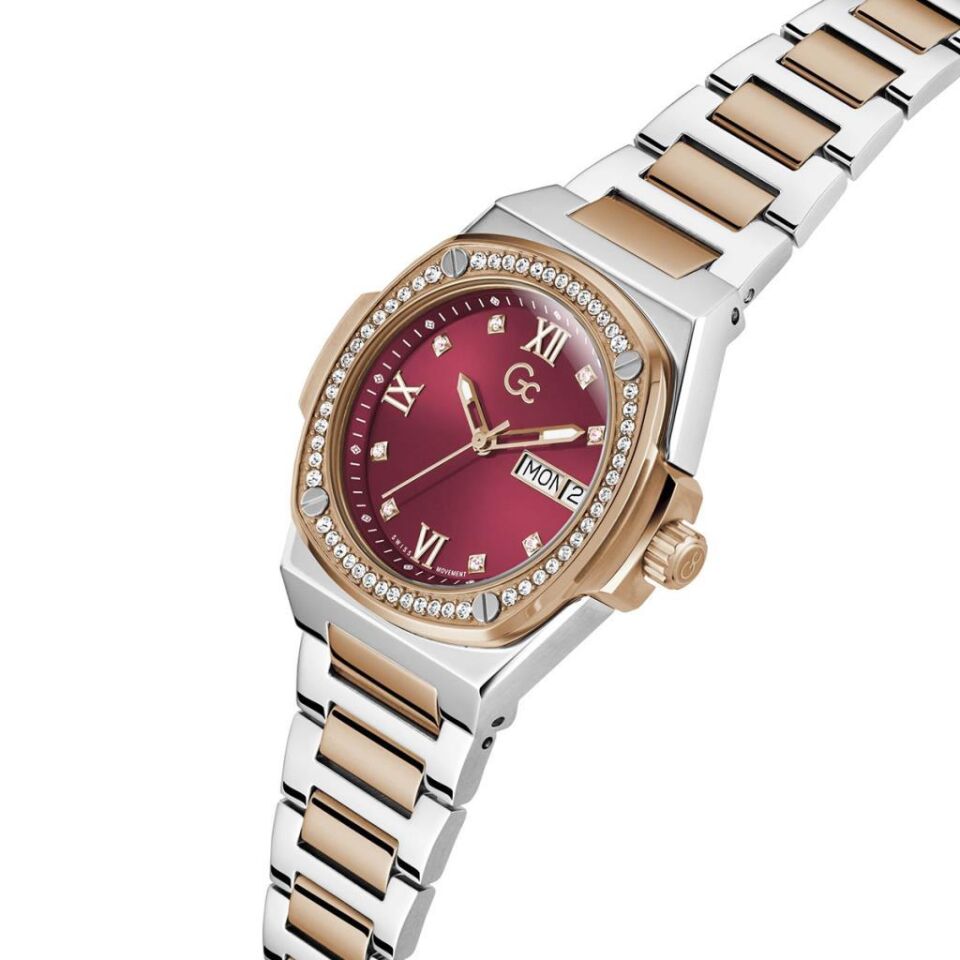 Gc GCY98009L3MF Quartz Çelik Rose/Gri 36 mm Kadın Kol Saati