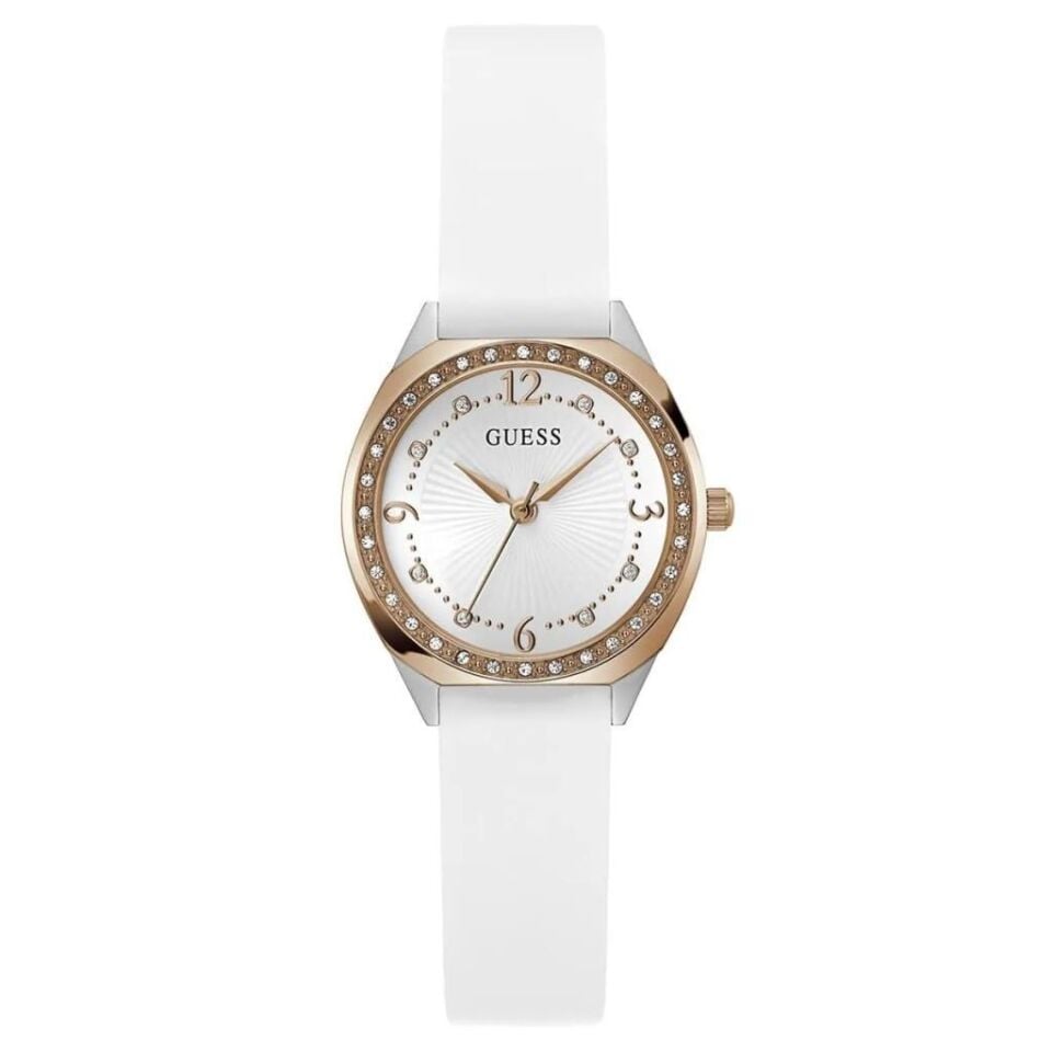 Guess GUGW0820L3 Quartz Silikon Beyaz 30 mm Kadın Kol Saati