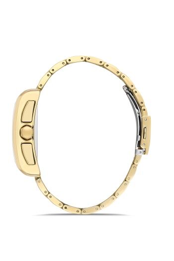 Ferro Sarı Çelik Kordon Erkek Kol Saati FM11465A-B Fonksiyonları Aktif 3ATM Su Geçirmez