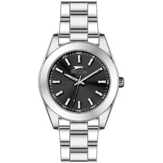 Slazenger SL.09.2282.3.07 Quartz Çelik Gri Siyah Kadran 34 mm Kadın Kol Saati