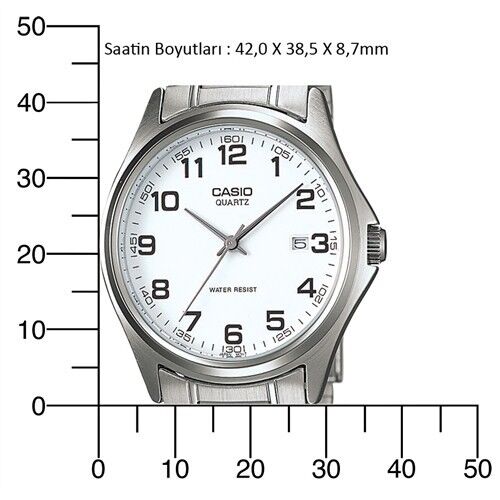 Casio MTP-1183A-7BDF Quartz Çelik Gri 39 mm Erkek Kol Saati