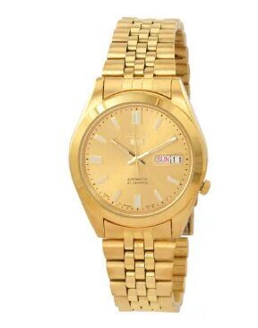 Seiko 5 Japan SNXC38J5 Otomatil Çelik Altın Rengi 39 mm Erkek Kol Saati