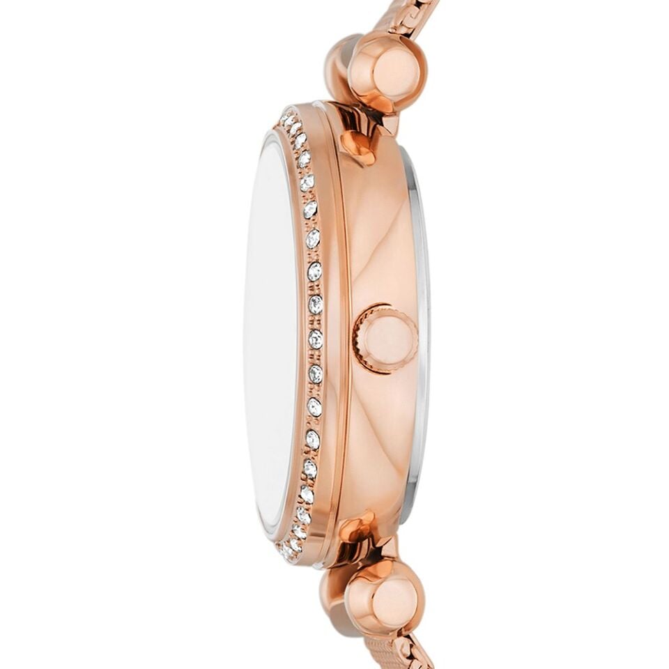Fossil FBQ3897 Quartz Hasır Rose Beyaz Kadran 26 mm Kadın Kol Saati