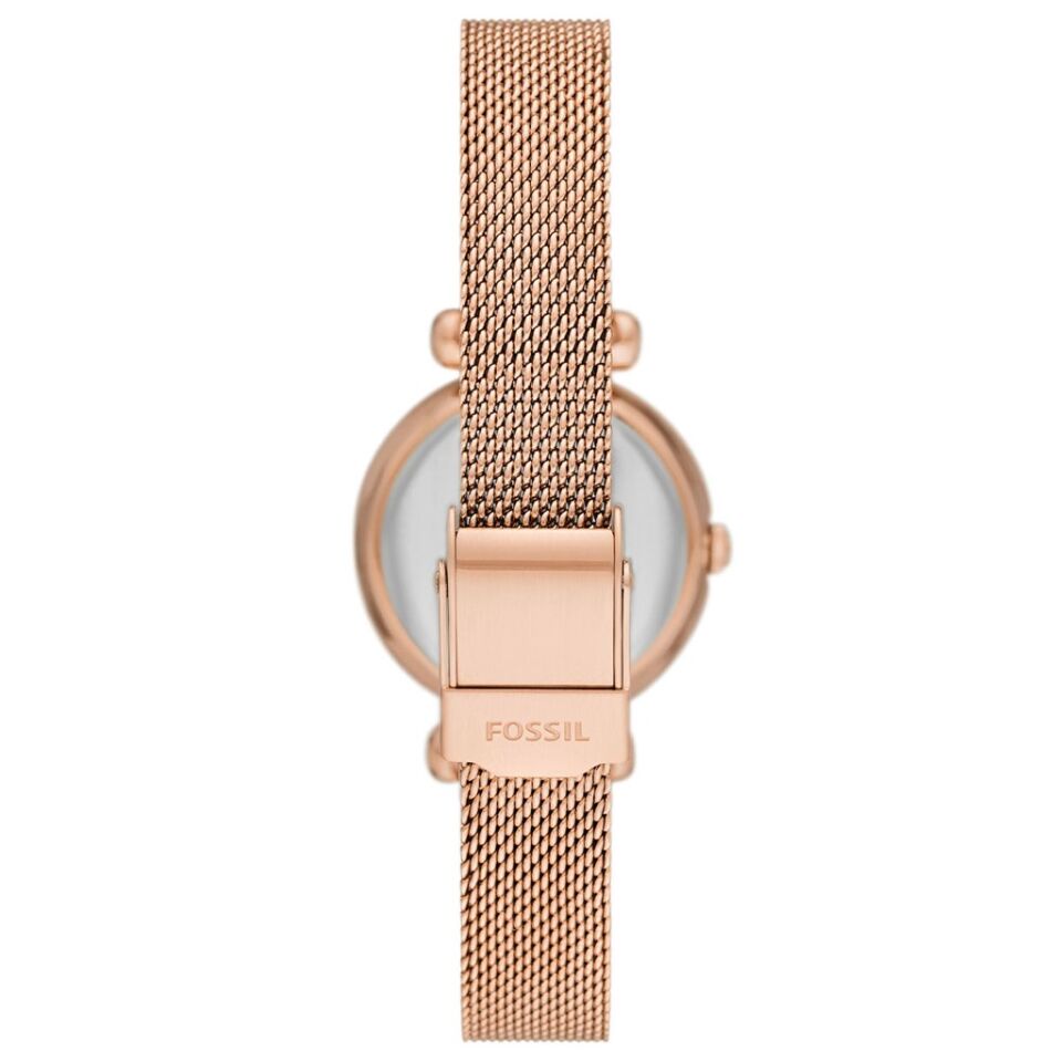 Fossil FBQ3897 Quartz Hasır Rose Beyaz Kadran 26 mm Kadın Kol Saati