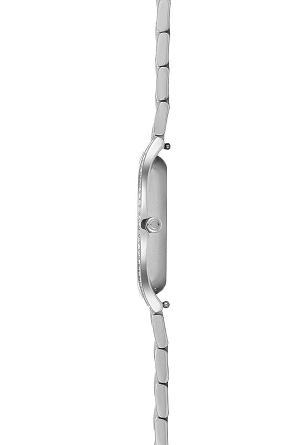 Obaku Denmark V276LECISC Quartz Çelik Gri Beyaz Kadran 30 mm Kadın Kol Saati