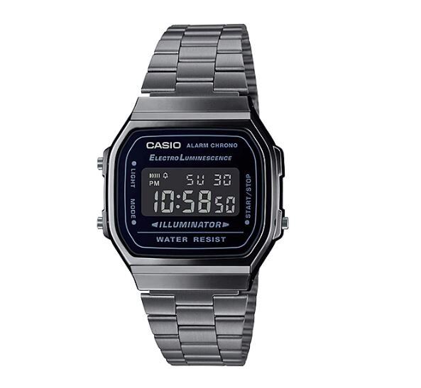 Casio A168WGG-1BDF Quartz Dijital Çelik Gri 36 mm Unisex Kol Saati