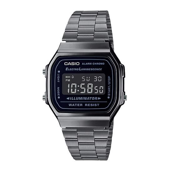 Casio A168WGG-1BDF Quartz Dijital Çelik Gri 36 mm Unisex Kol Saati