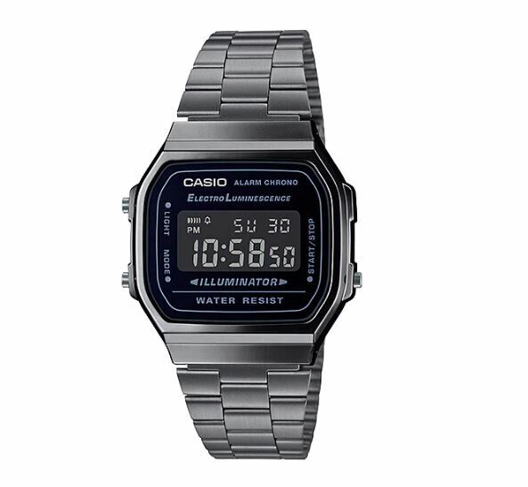 Casio A168WGG-1BDF Quartz Dijital Çelik Gri 36 mm Unisex Kol Saati