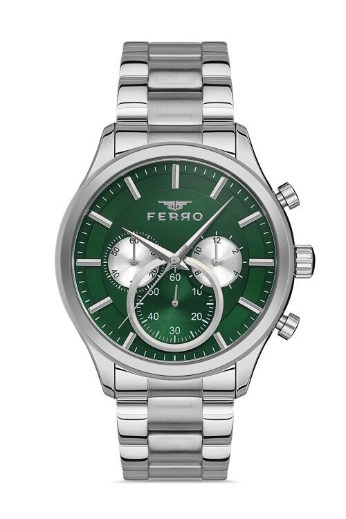 Ferro Gümüş Çelik Kordon Erkek Kol Saati FM11309A-A6