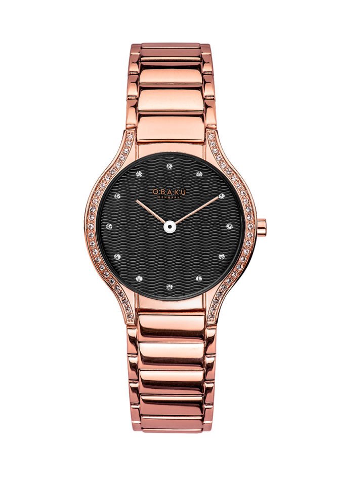 Obaku Denmark V276LEVBSV Quartz Kristal 3 ATM 30 mm Kadın Kol Saati