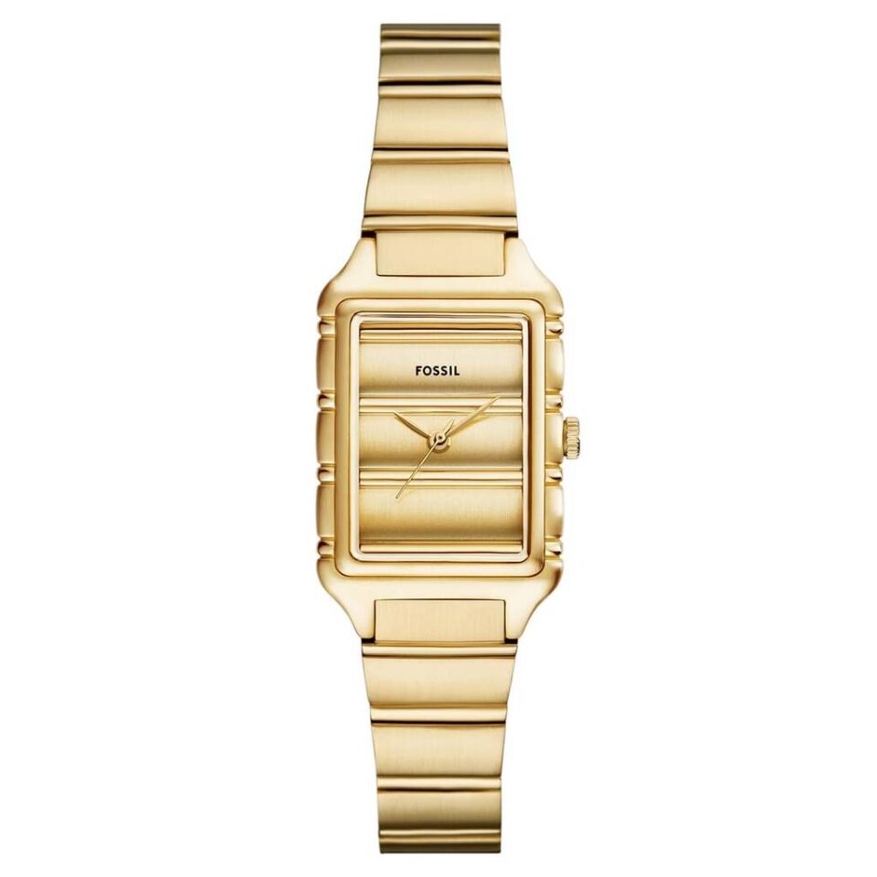 Fossil FES5389 Quartz Çelik Altın Rengi 23 mm Kadın Kol Saati