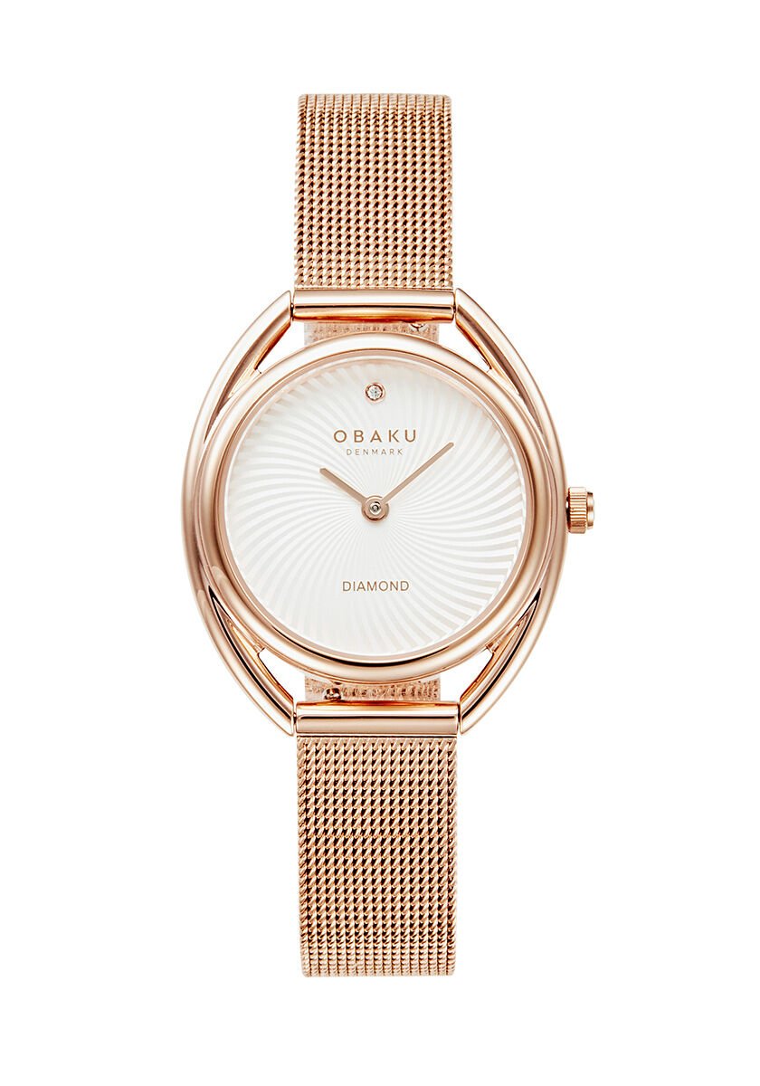 Obaku Denmark V286LXVIMV Quartz Kristal Mineral 29 mm Kadın Kol Saati