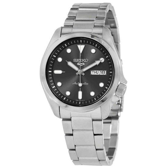 Seiko SRPE51K Otomatik Çelik Gri Hardlex Cam Siyah Kadran 10 ATM 40 mm Erkek Kol Saati