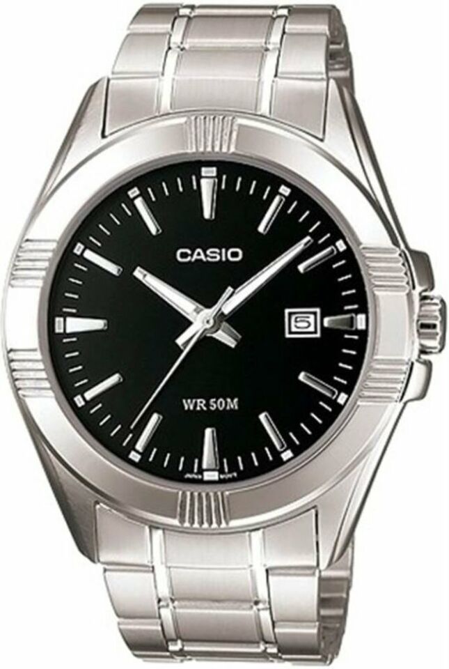 Casio MTP-1308D-1AVDF Quartz Çelik Çelik Gri 44 mm Erkek Kol Saati