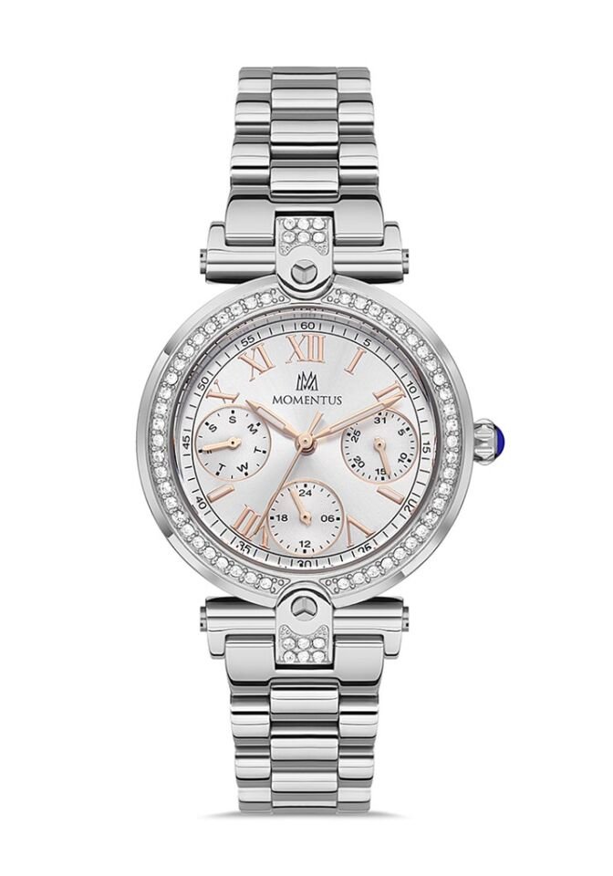 Momentus SS247S-02SR Quartz Çelik Gri Sedef Kadran 32 mm Kadın Kol Saati