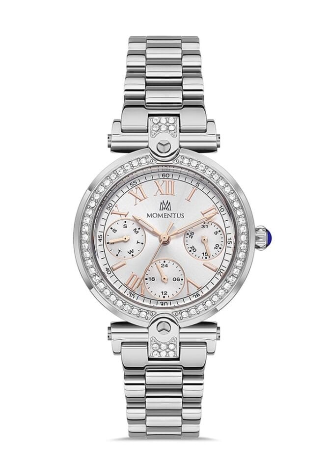 Momentus SS247S-02SR Quartz Çelik Gri Sedef Kadran 32 mm Kadın Kol Saati