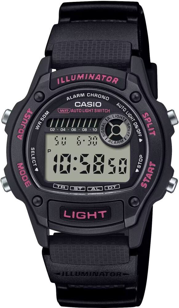 Casio W-220H-1A2VDF Quartz Silikon Siyah 37 mm Erkek Kol Saati