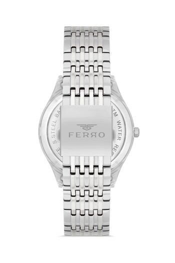 Ferro Gümüş Çelik Kordon Erkek Kol Saati FM31440A-A6 Otomatik Makine 3 ATM Su Geçirmez Hediye Paketli