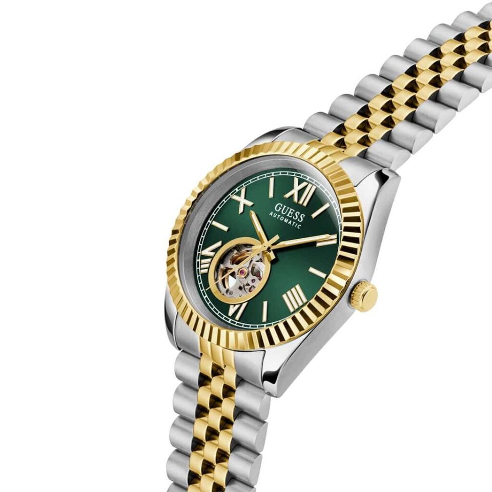 Guess GUGW0984G4 Otomatik Çelik Gri Altın Rengi 42 mm Erkek Kol Saati