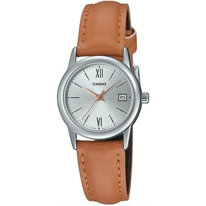 Casio LTP-V002L-7B3UDF Quartz Deri Kahve 25 mm Kadın Kol Saati