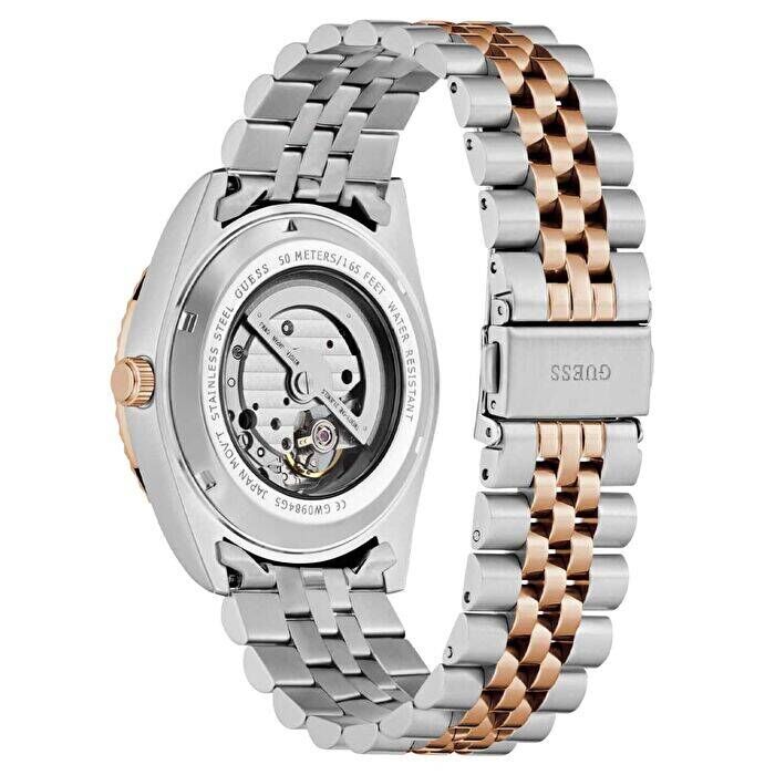 Guess GUGW0984G5 Otomatik Çelik Gri Rosegold 42 mm Erkek Kol Saati