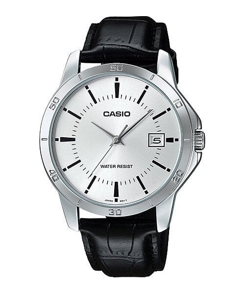 Casio MTP-V004L-7AUDF Quartz Deri Siyah 42 mm Erkek Kol Saati