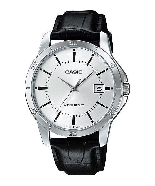 Casio MTP-V004L-7AUDF Quartz Deri Siyah 42 mm Erkek Kol Saati