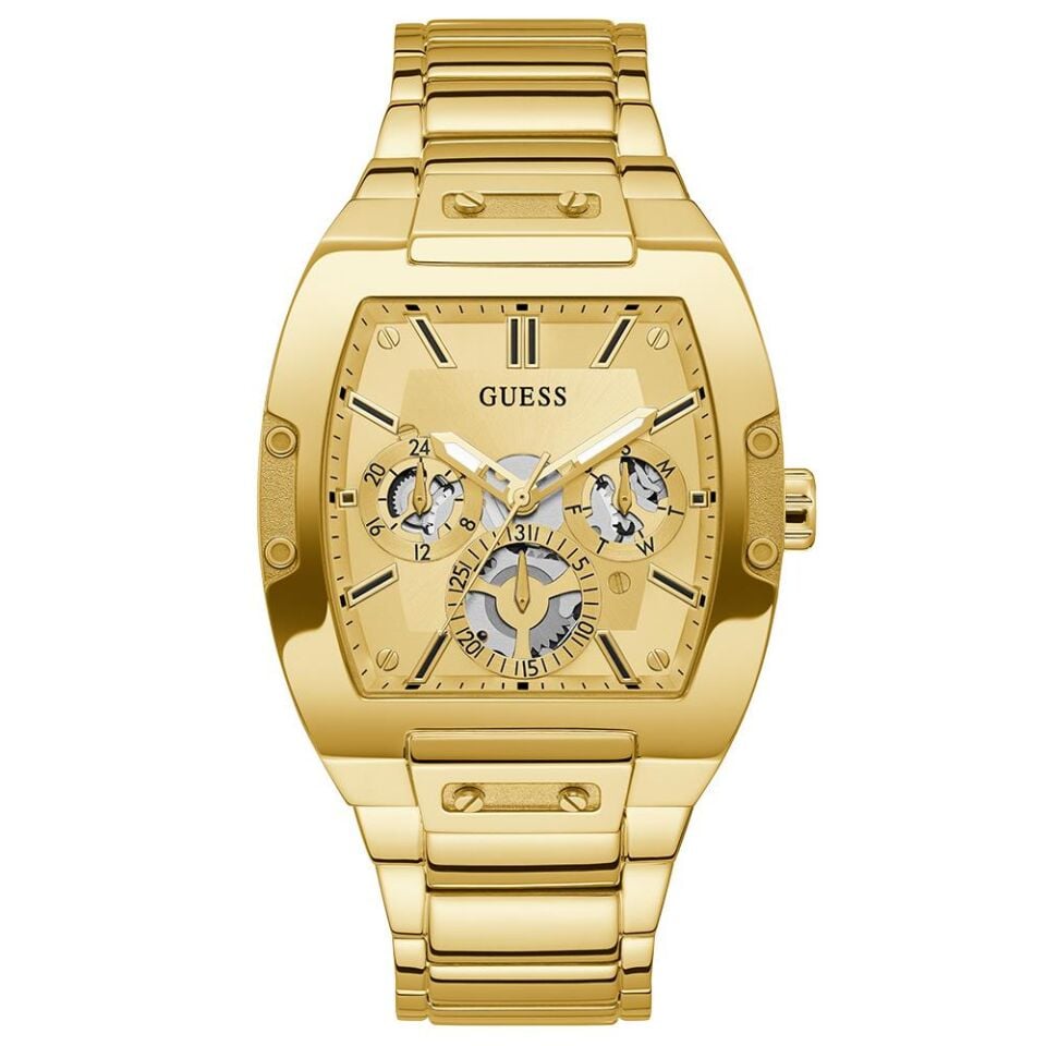 Guess GUGW0456G2 43 mm Altın Rengi Erkek Kol Saati