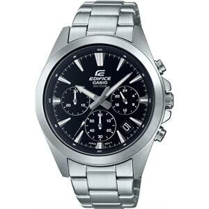 Casio EFV-630D-1AVUDF Edifice Quartz Çelik Gri Siyah Kadran 44 mm Erkek Kol Saati