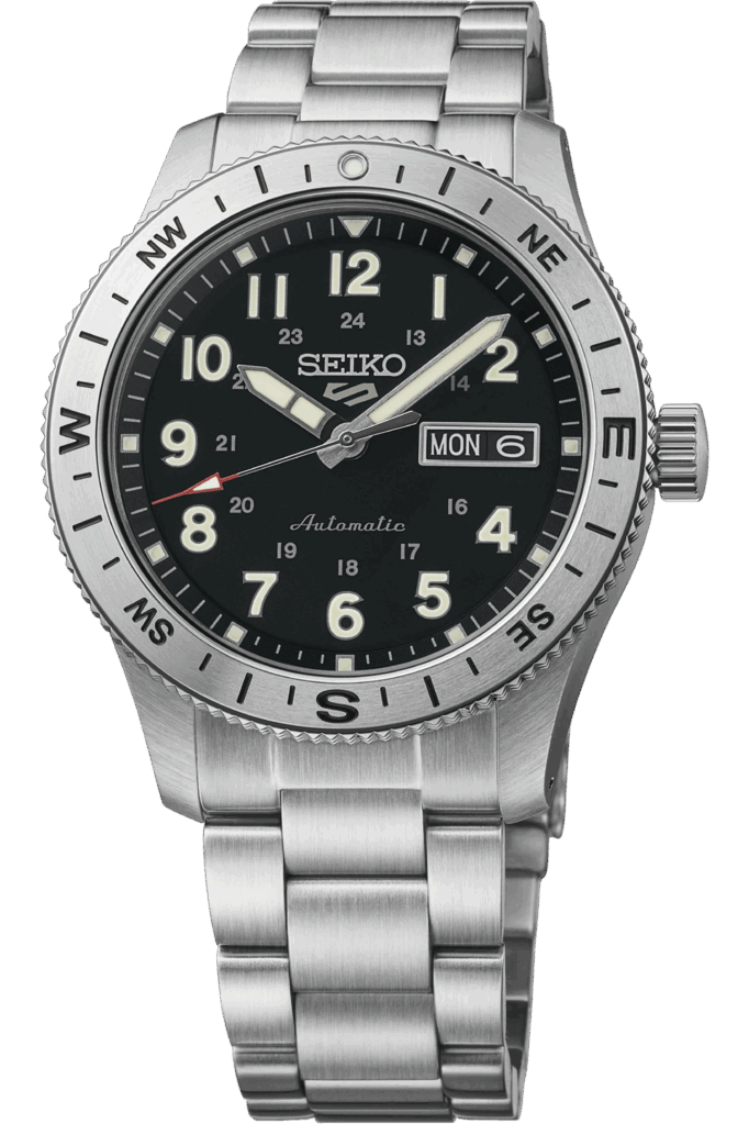 Seiko HDB006K1 Otomatik Çelik Gri Siyah Kadran 10 ATM 41 mm Erkek Kol Saati