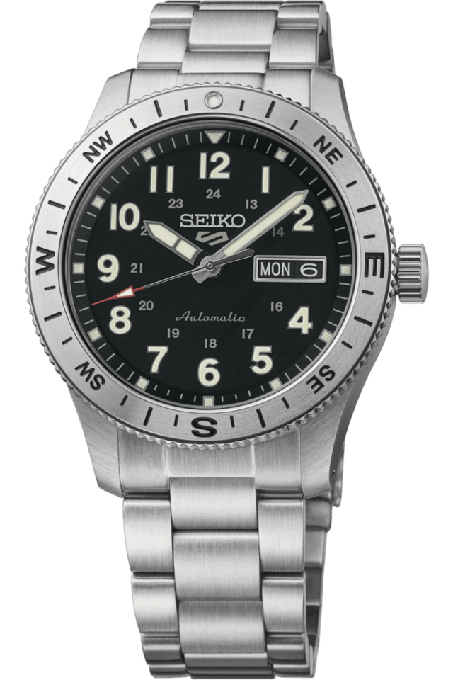 Seiko HDB006K1 Otomatik Çelik Gri Siyah Kadran 10 ATM 41 mm Erkek Kol Saati