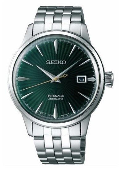 Seiko SRPE15J1 Otomatik Çelik Gri Yeşil Kadran 10 ATM 40 mm Erkek Kol Saati