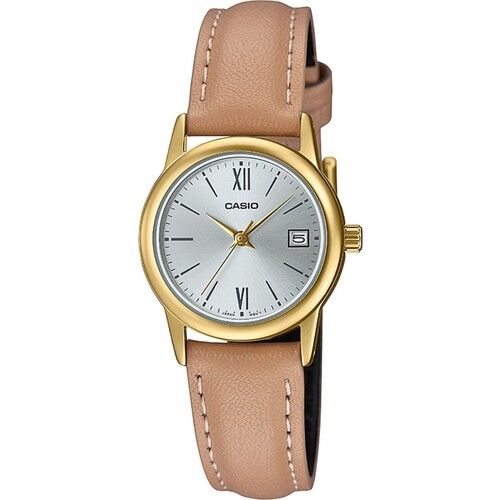 Casio LTP-V002GL-7B3UDF Quartz Deri Kahverengi 25 mm Kadın Kol Saati