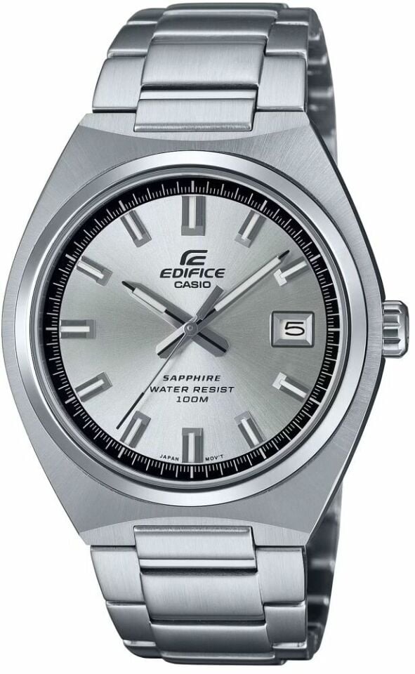 Casio Edifice EFB-109D-7AVDF Quartz Çelik Gri 10 ATM Safir Cam 39 mm Erkek Kol Saati