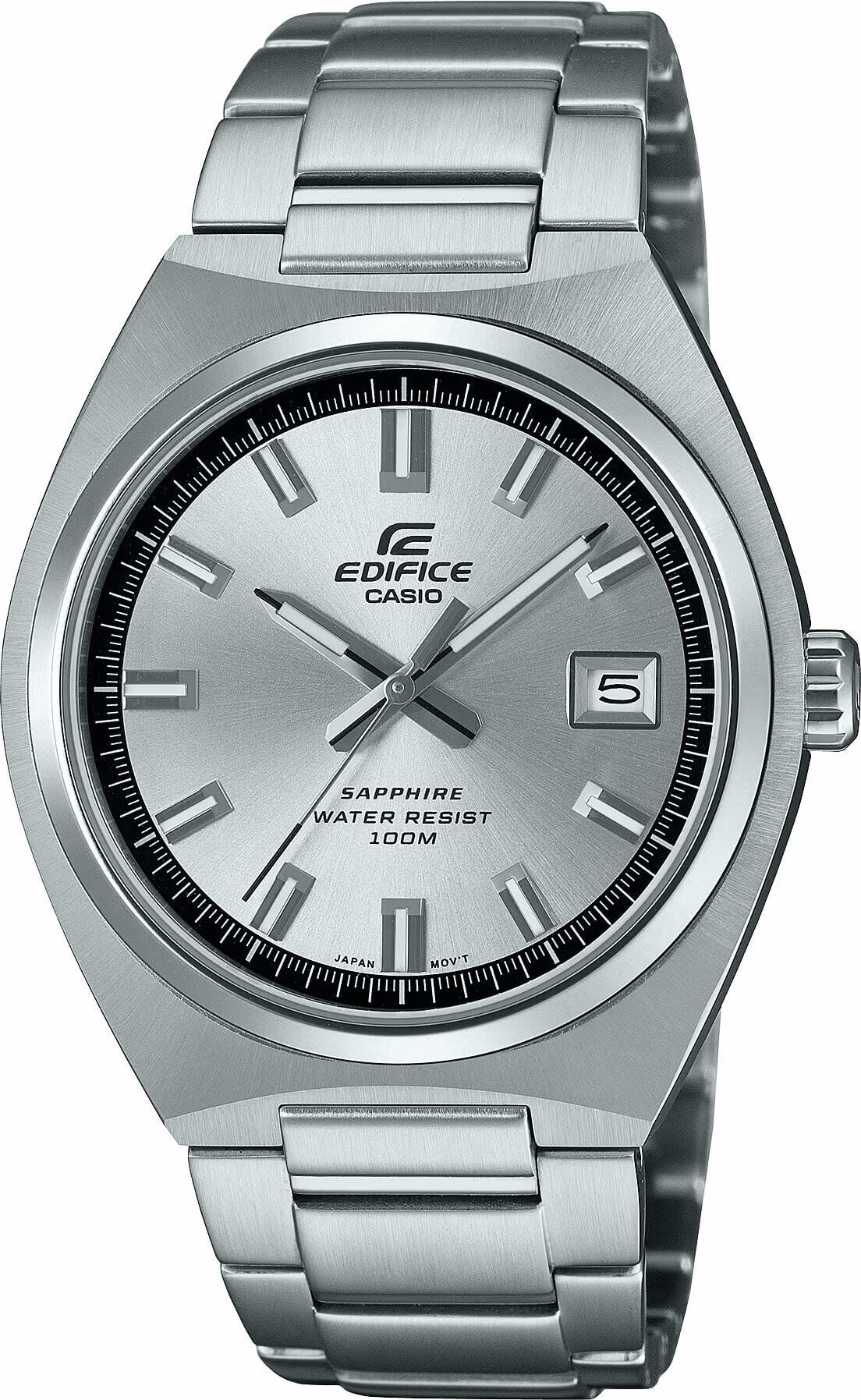 Casio Edifice EFB-109D-7AVDF Quartz Çelik Gri 10 ATM Safir Cam 39 mm Erkek Kol Saati
