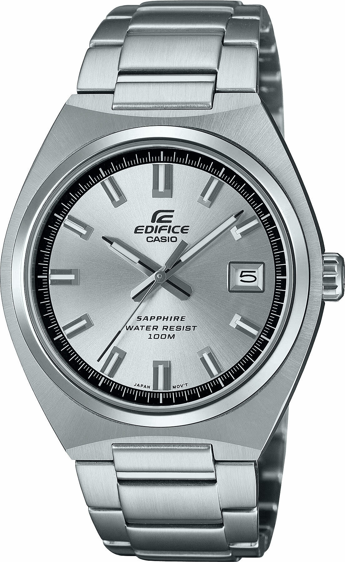 Casio Edifice EFB-109D-7AVDF Quartz Çelik Gri 10 ATM Safir Cam 39 mm Erkek Kol Saati