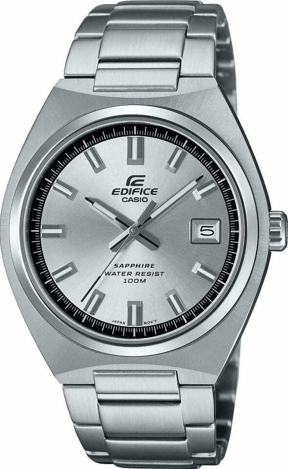 Casio Edifice EFB-109D-7AVDF Quartz Çelik Gri 10 ATM Safir Cam 39 mm Erkek Kol Saati