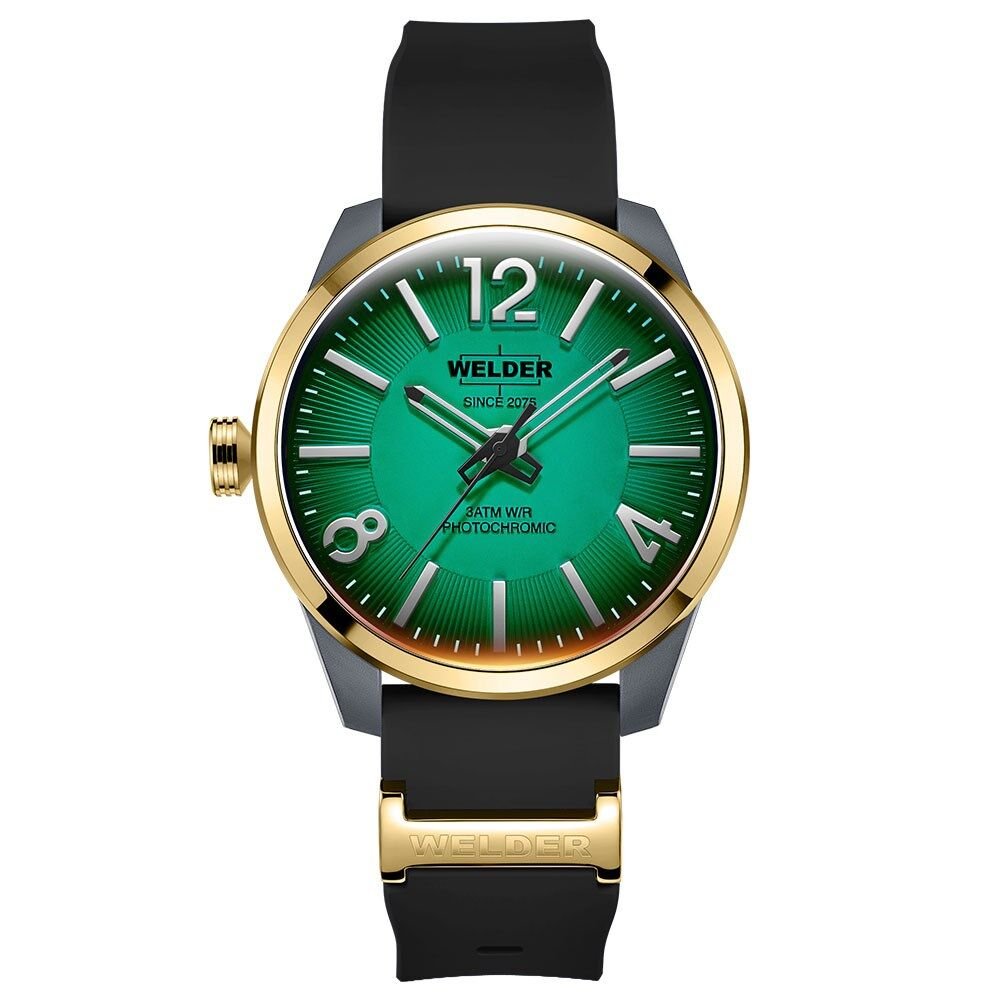 Welder Moody WWRL1011 Quartz Silikon Siyah 46 mm Erkek Kol Saati